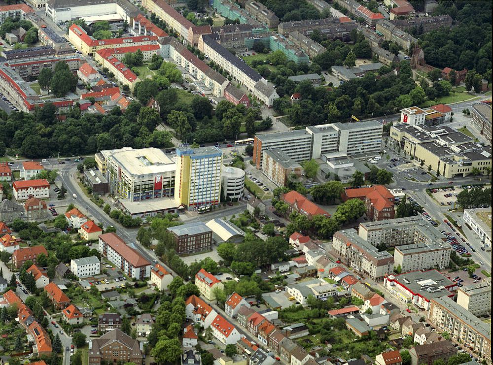 Luftaufnahme Neubrandenburg - Stadtzentrum von Neubrandenburg