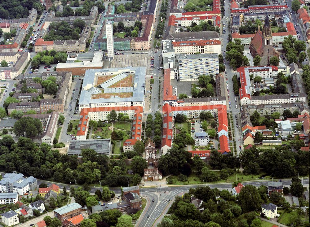 Luftbild Neubrandenburg - Stadtzentrum von Neubrandenburg