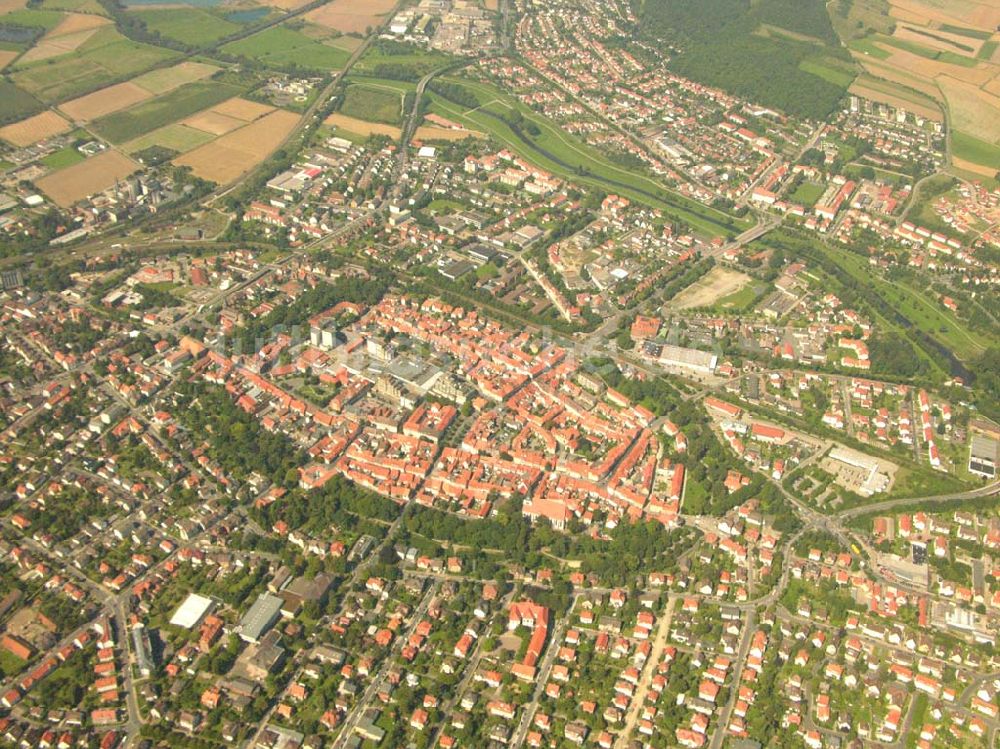 Luftaufnahme Northeim - Stadtzentrum Northeim