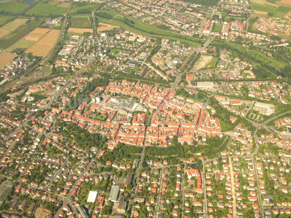 Northeim von oben - Stadtzentrum Northeim