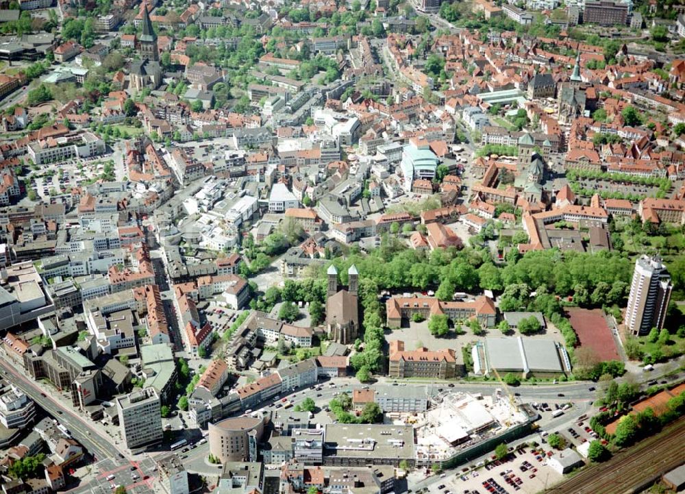 Luftaufnahme Osnabrück - Stadtzentrum von Osnabrück