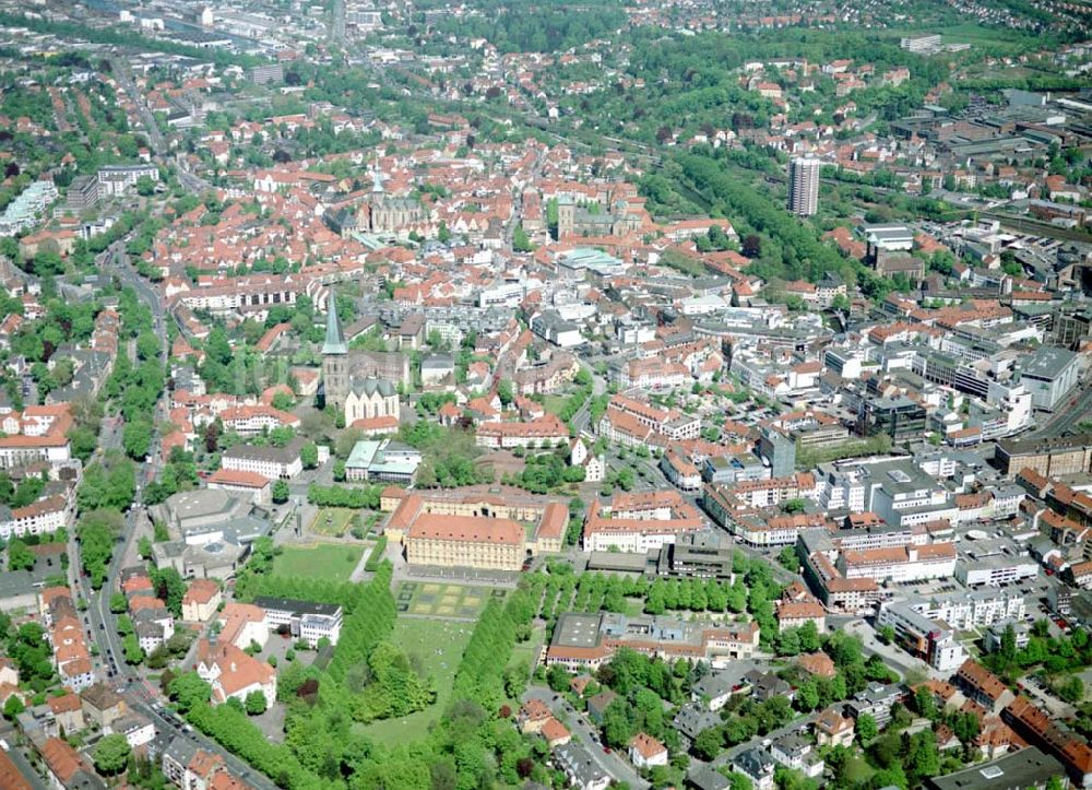 Osnabrück aus der Vogelperspektive: Stadtzentrum von Osnabrück