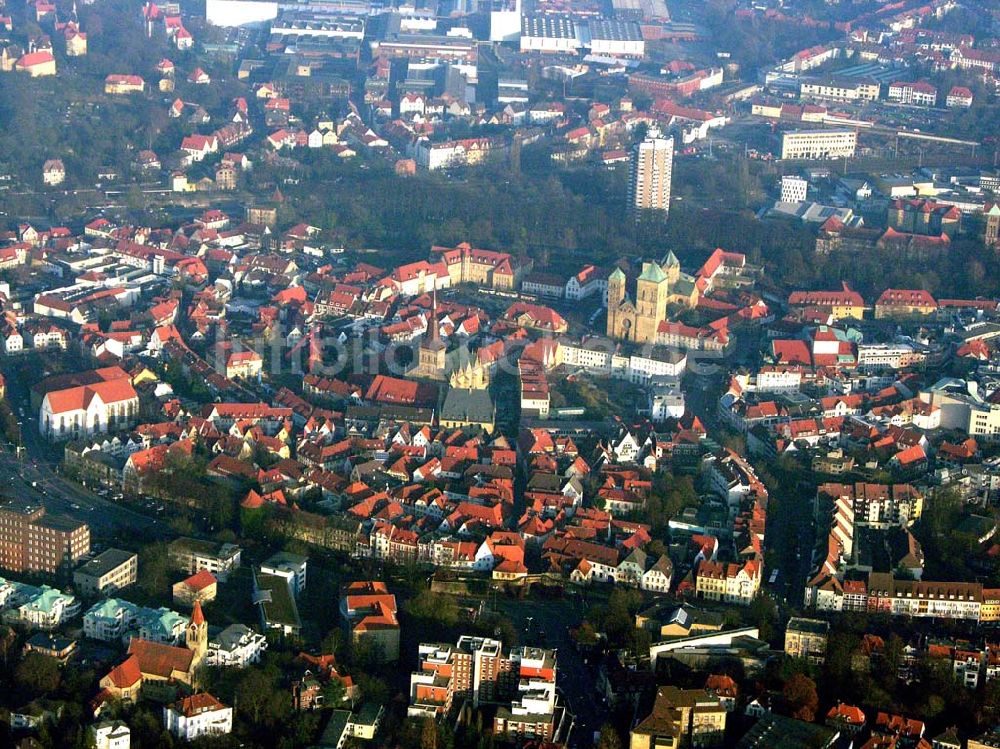 Luftaufnahme Osnabrück - Stadtzentrum von Osnabrück