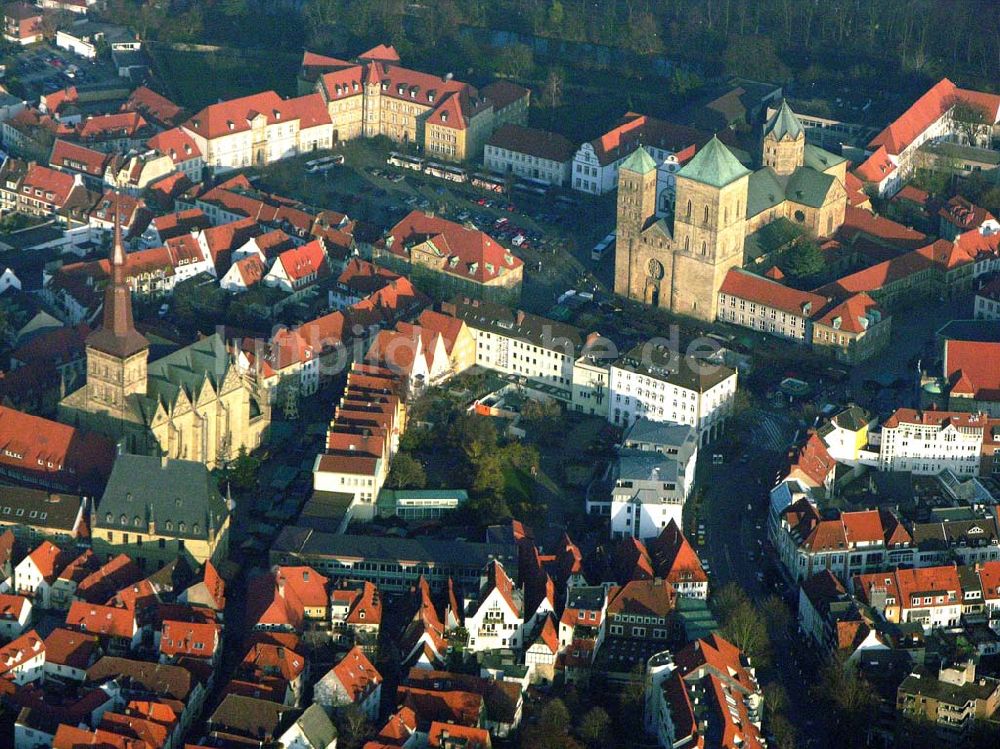 Osnabrück aus der Vogelperspektive: Stadtzentrum von Osnabrück