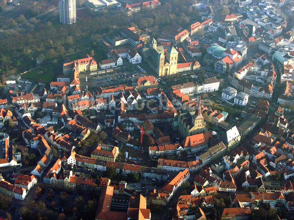 Osnabrück von oben - Stadtzentrum von Osnabrück