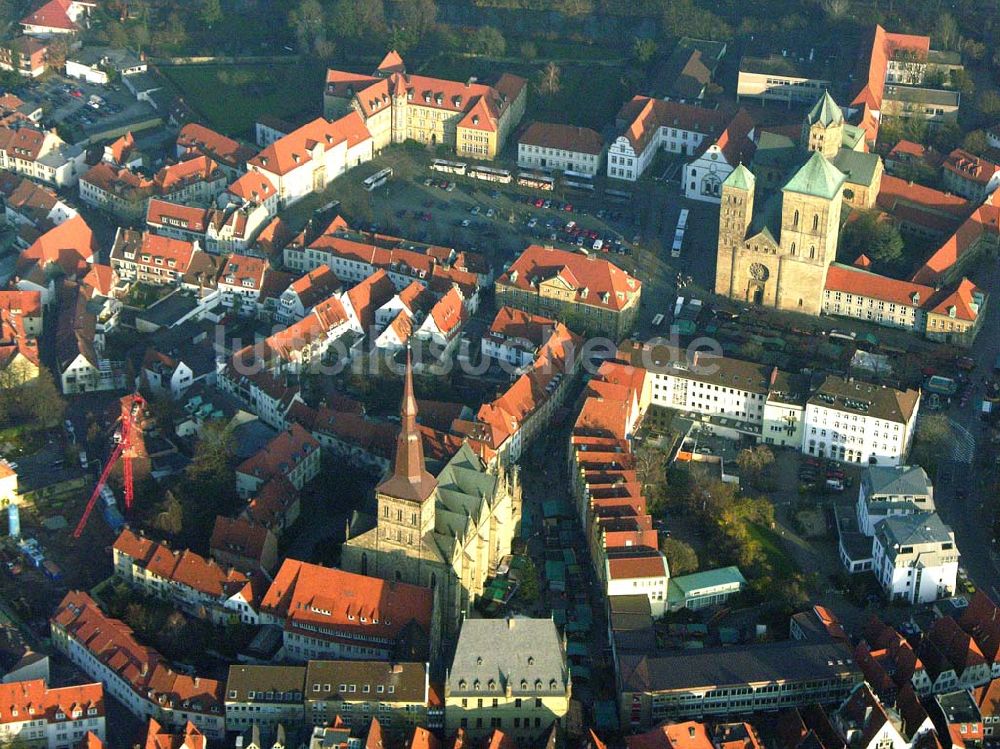 Osnabrück aus der Vogelperspektive: Stadtzentrum von Osnabrück