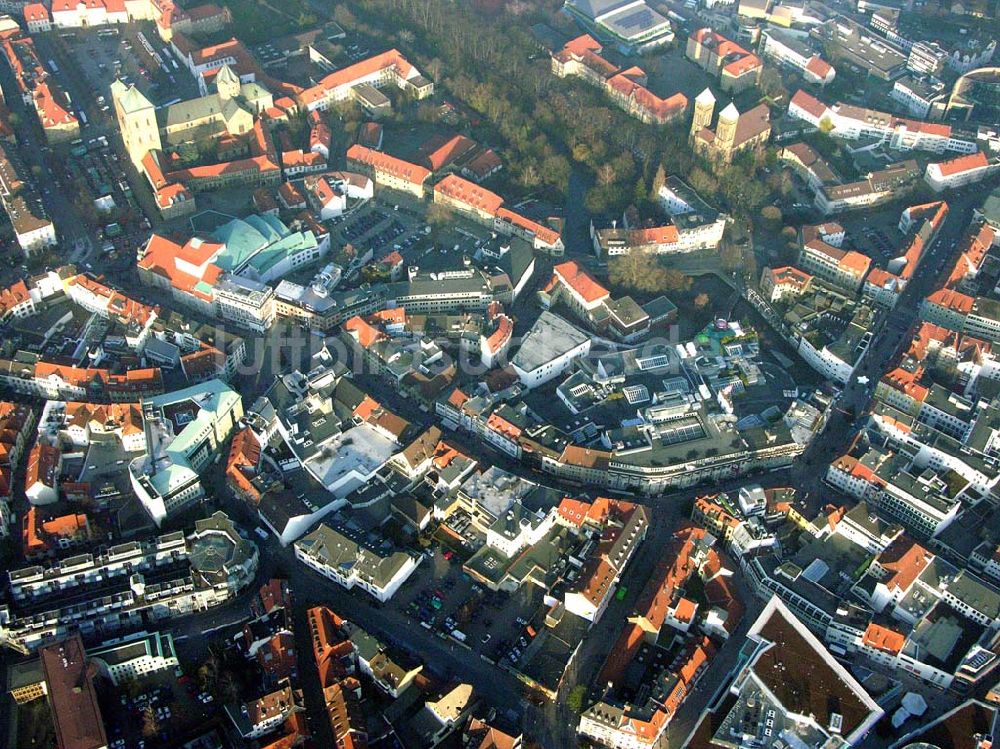 Osnabrück von oben - Stadtzentrum von Osnabrück