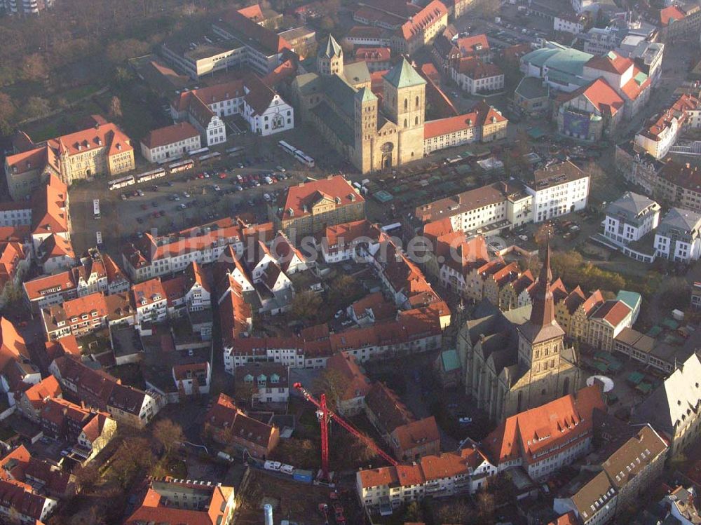 Osnabrück von oben - Stadtzentrum von Osnabrück