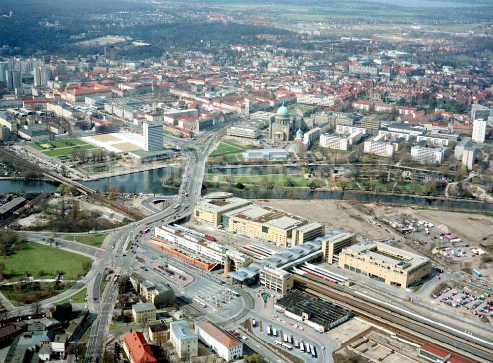 Potsdam / BRB aus der Vogelperspektive: Stadtzentrum von Potsdam.