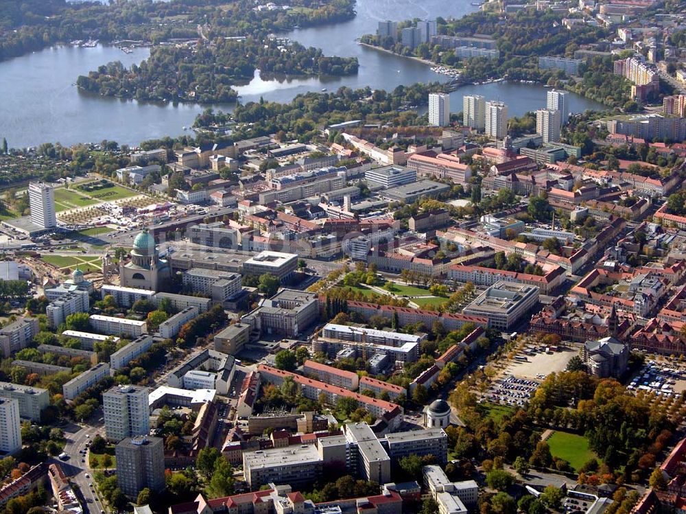 Potsdam von oben - Stadtzentrum Potsdam