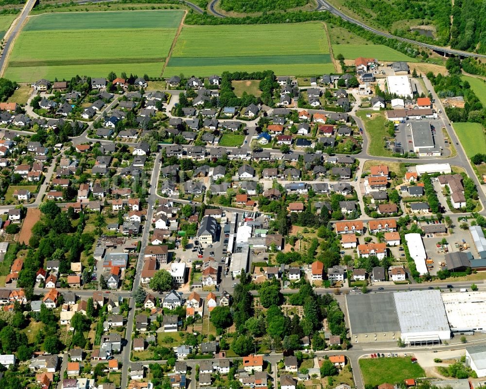 Rüdesheim aus der Vogelperspektive: Stadtzentrum von Rüdesheim im Bundesland Rheinland-Pfalz