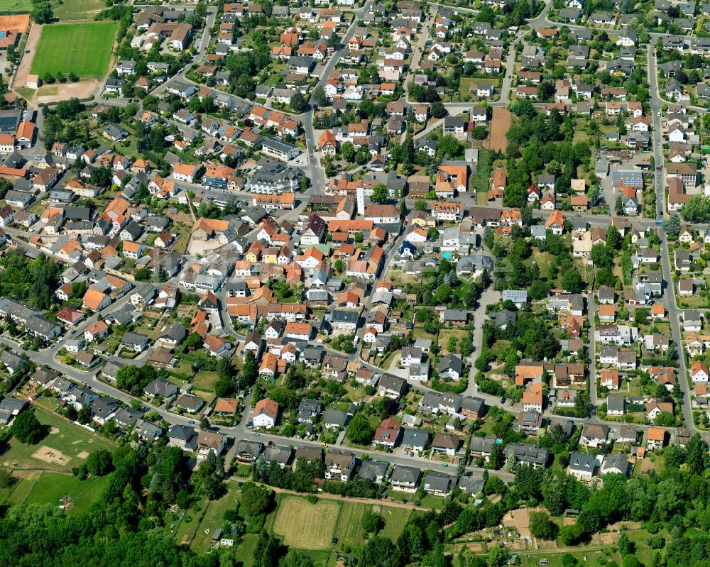 Luftbild Rüdesheim - Stadtzentrum von Rüdesheim im Bundesland Rheinland-Pfalz