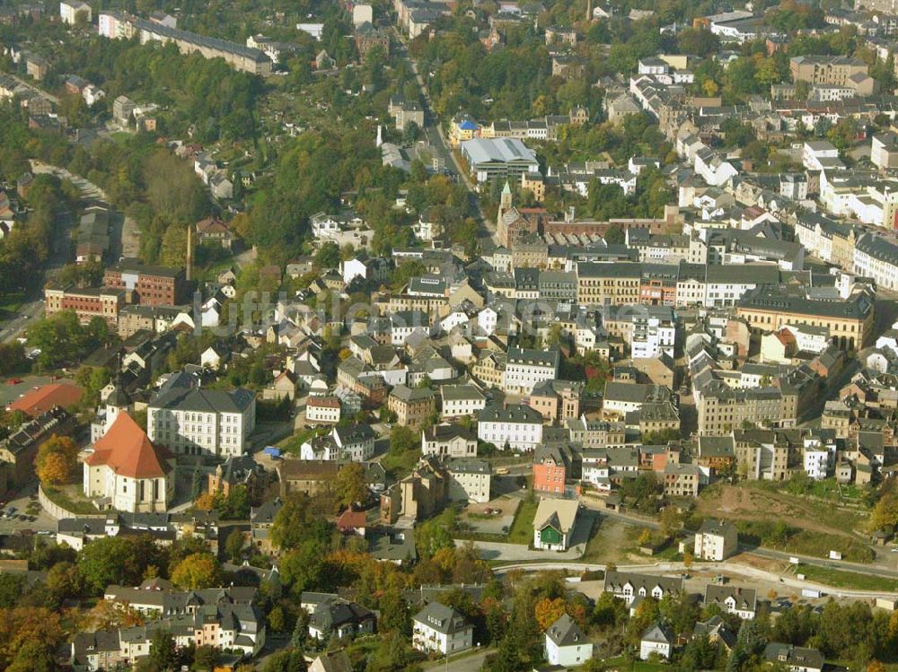 Luftbild Reichenbach - Stadtzentrum von Reichenbach