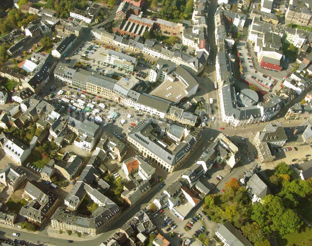 Luftaufnahme Reichenbach - Stadtzentrum von Reichenbach