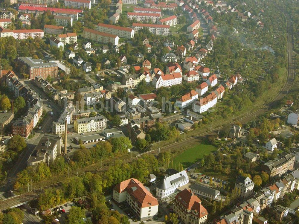 Luftbild Reichenbach - Stadtzentrum von Reichenbach