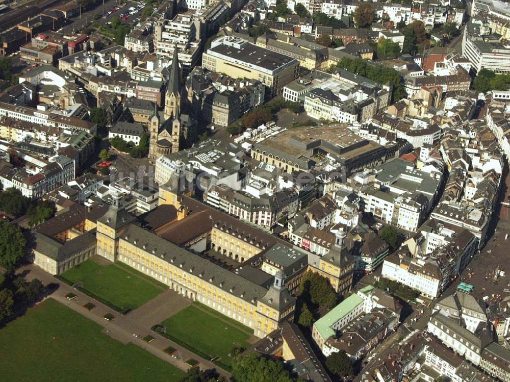 Luftaufnahme Bonn (NRW) - Stadtzentrum und Rheinische Friedrich-Wilhelms-Universität - Bonn (NRW)