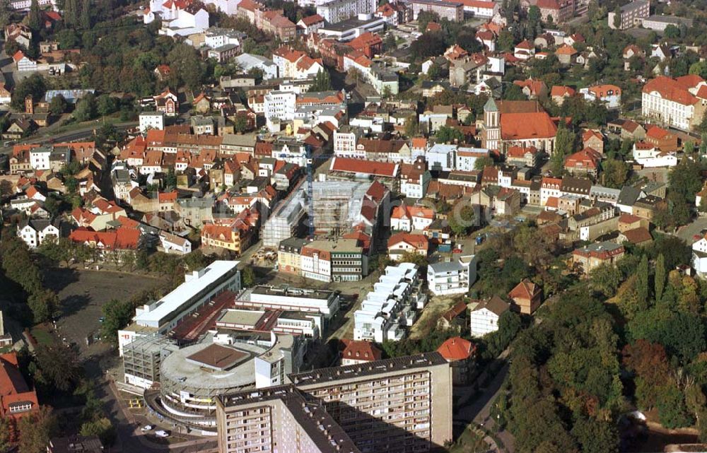 Senftenberg aus der Vogelperspektive: Stadtzentrum Senftenberg