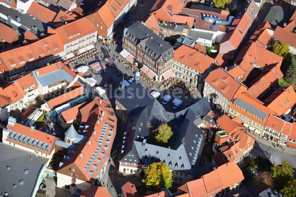 Wernigerode aus der Vogelperspektive: Stadtzentrum der Stadt Wernigerode im Bundesland Sachsen-Anhalt