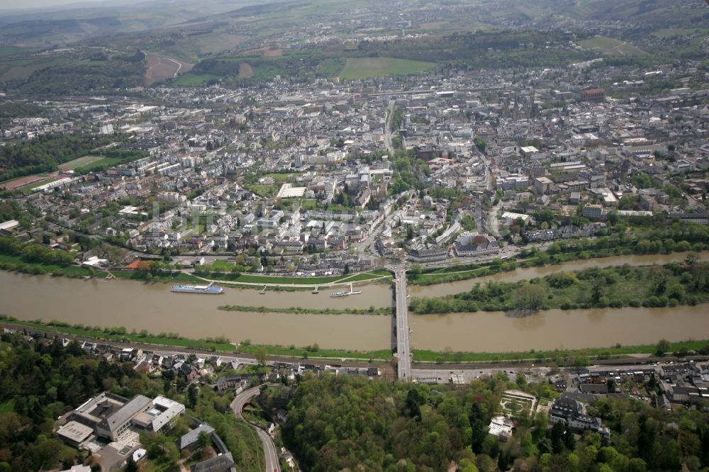 Luftbild Trier - Stadtzentrum von Trier im Bundesland Rheinland-Pfalz