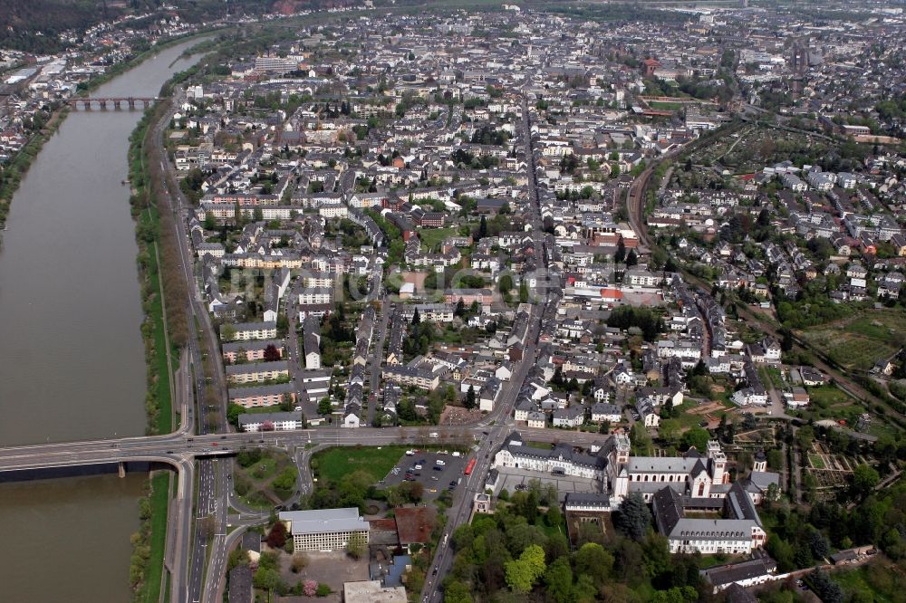 Luftbild Trier trier-Süd - Stadtzentrum von Trier im Bundesland Rheinland-Pfalz