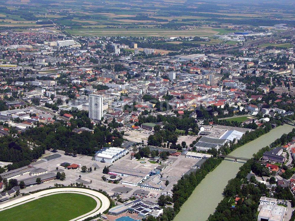 Luftaufnahme Wels (Österreich) - Stadtzentrum von Wels - Österreich