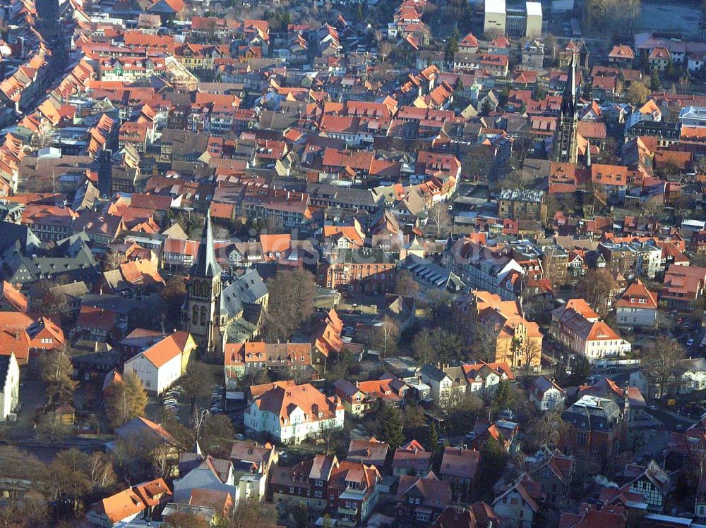 Luftbild Wernigerode - Stadtzentrum von Wernigerode