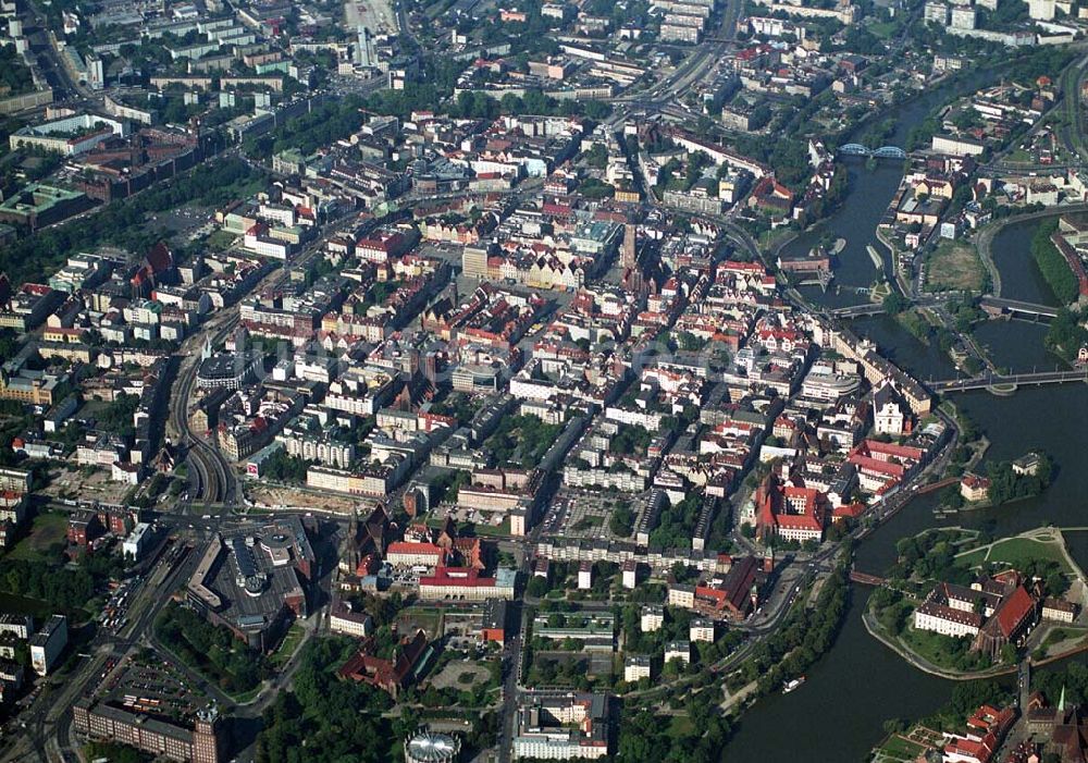 Luftbild Wroclaw (Polen) - Stadtzentrum - Wroclaw (Polen)