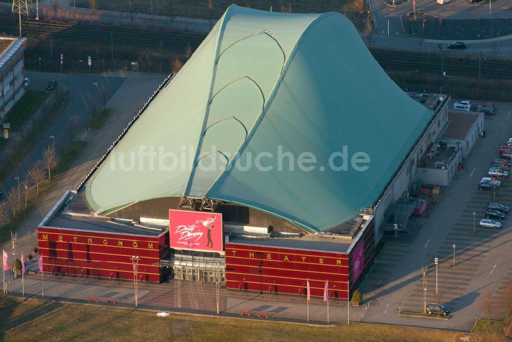 Oberhausen von oben - Stage Metronom Theater am CentrO in Oberhausen im Bundesland Nordrhein-Westfalen