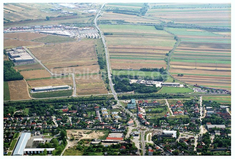 Luftaufnahme Parndorf / Österreich - Stahlwerk Parndorf bei Wien