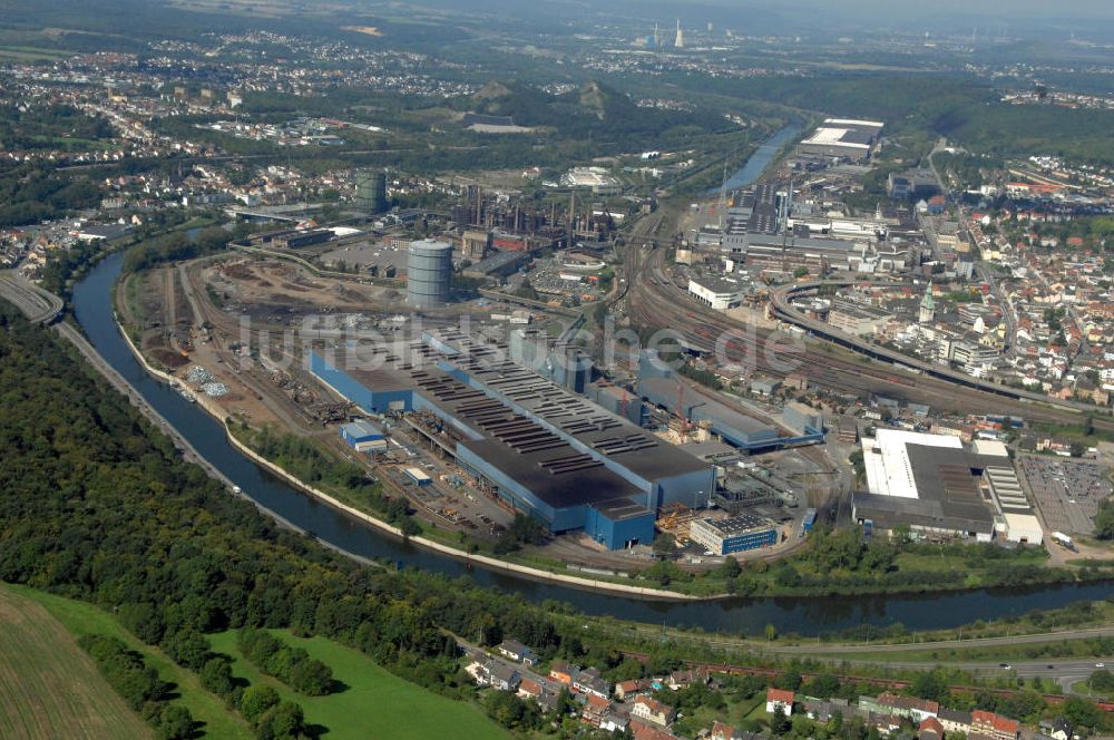 Luftbild Völklingen - Stahlwerk und Völklinger Hütte im Saarland