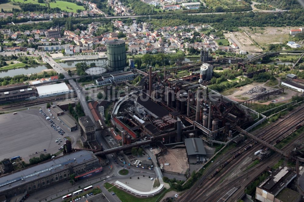 Luftbild Völklingen - Stahlwerk und Völklinger Hütte im Saarland