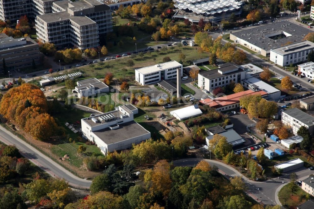 Mainz von oben - Standort Johannes Gutenberg-Universität in Mainz im Bundesland Rheinland-Pfalz