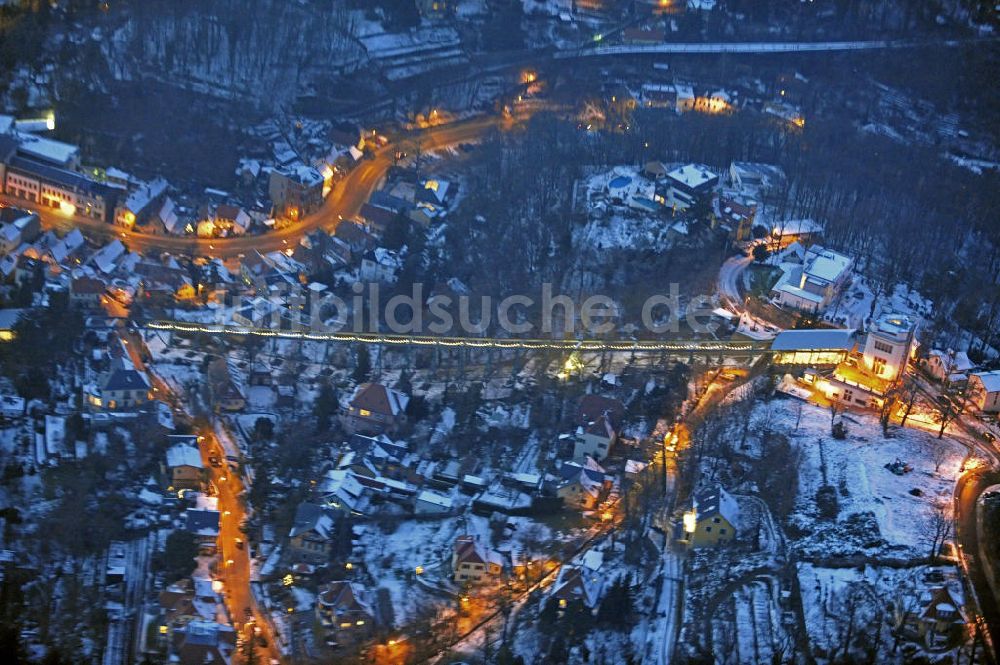 Dresden aus der Vogelperspektive: Standseilbahn Dresden