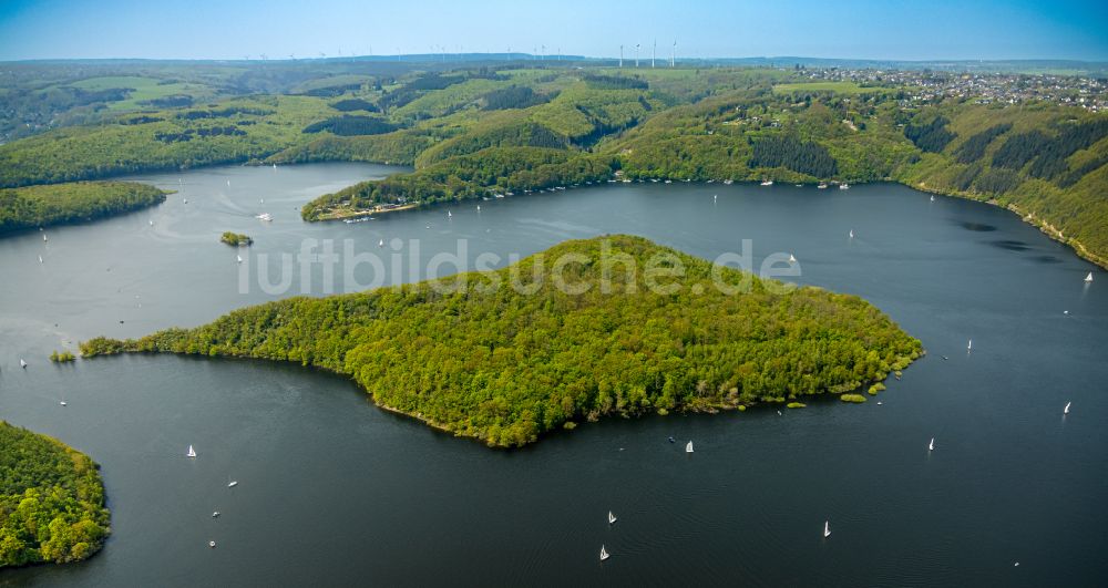 Luftbild Hastenrath - Staubecken und Stausee in Hastenrath im Bundesland Nordrhein-Westfalen, Deutschland