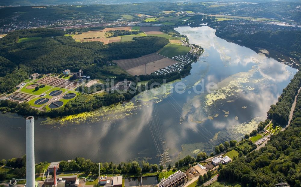 Luftbild Herdecke - Staubecken und Stausee in Herdecke im Bundesland Nordrhein-Westfalen