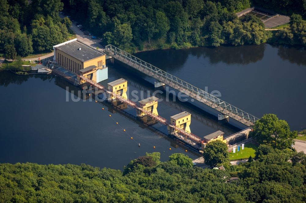 Luftbild Herdecke - Staubecken und Stausee in Herdecke im Bundesland Nordrhein-Westfalen