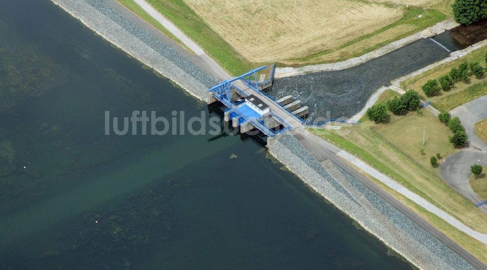 Kelbra aus der Vogelperspektive: Stausee und Talsperre Kelbra im Bundesland Sachsen-Anhalt