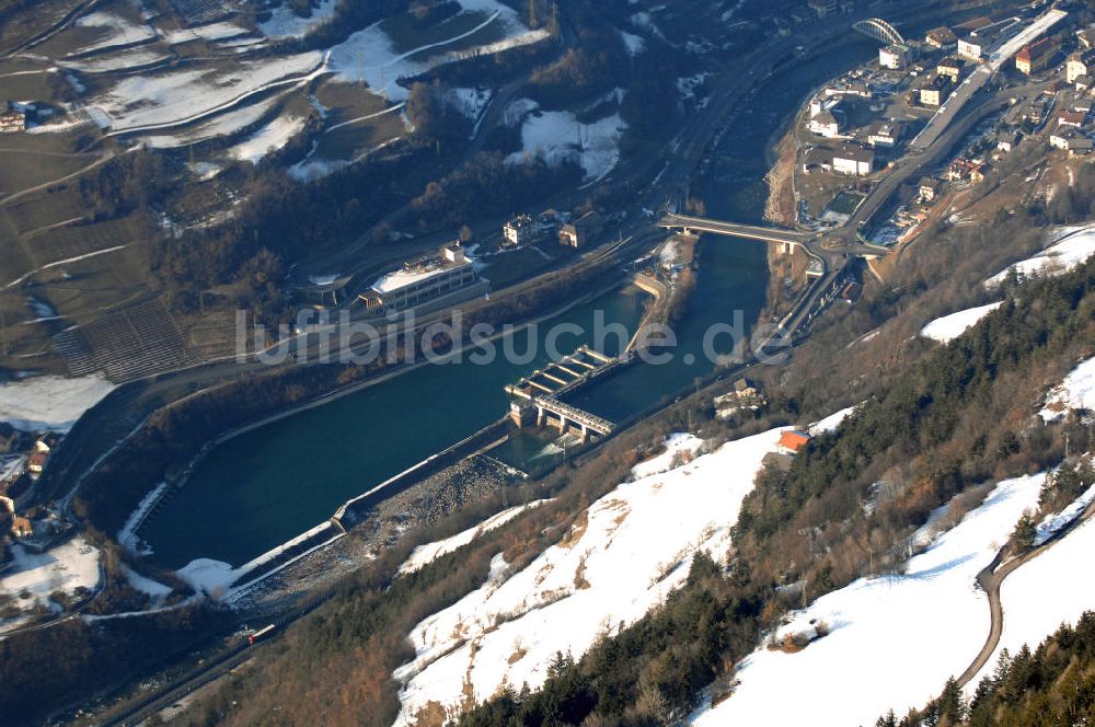 Luftbild Waidbruck - Stausee Waidbruck (Ponte Gardena) in der Provinz Bozen (Bolzano) in Italien