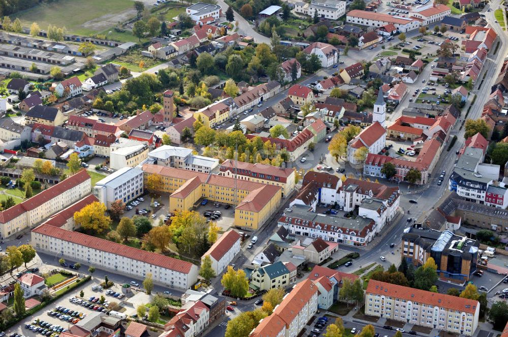 Seelow aus der Vogelperspektive: Stdatansicht Seelow in Brandenburg