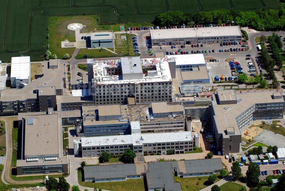 Luftaufnahme Magdeburg - Städtisches Klinikum Magdeburg/Standort Olvenstedt