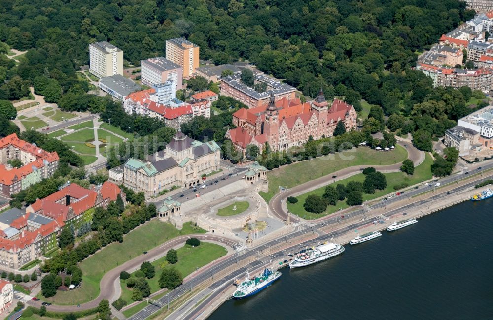 Luftbild Stettin - Städtisches Museum in Stettin / Szczecin in Polen