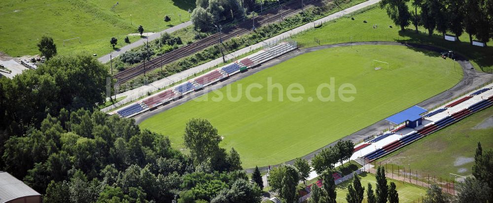 Kostrzyn / Küstrin aus der Vogelperspektive: Städtisches Sport und Freizeitzentrum