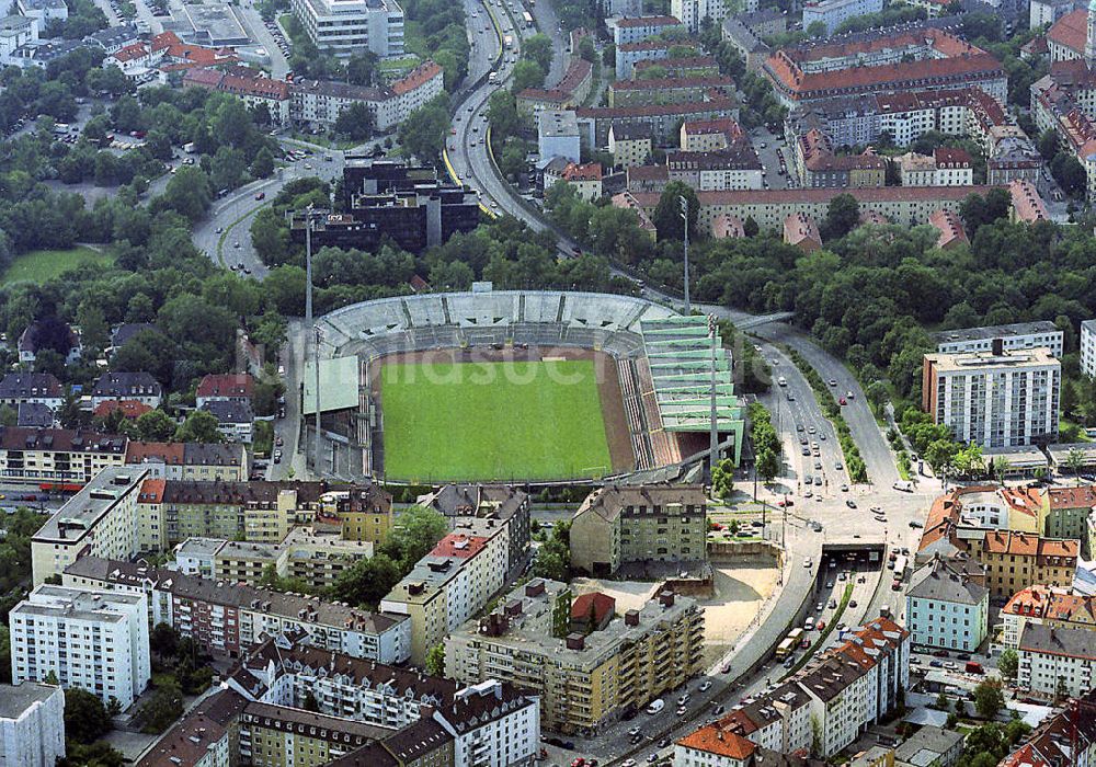 Luftbild München - Städtisches Stadion München