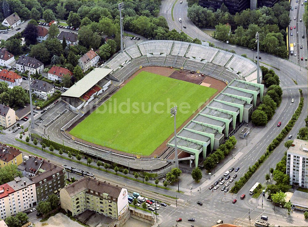 Luftaufnahme München - Städtisches Stadion München