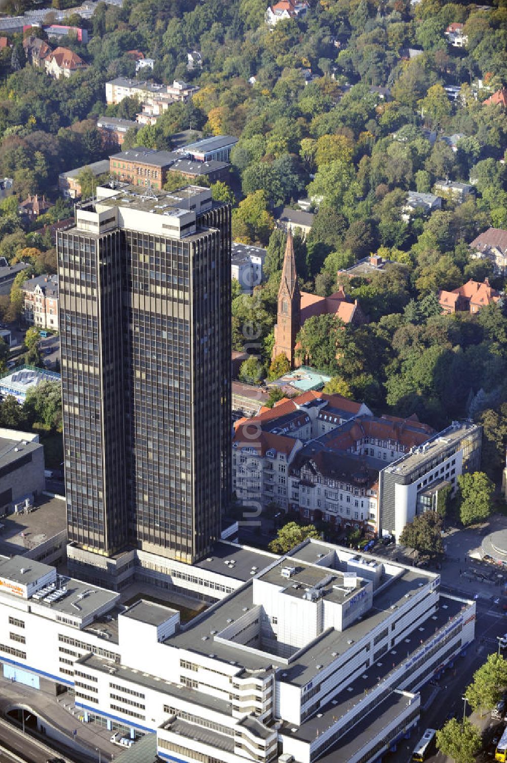 Berlin von oben - Steglitzer Kreisel Berlin