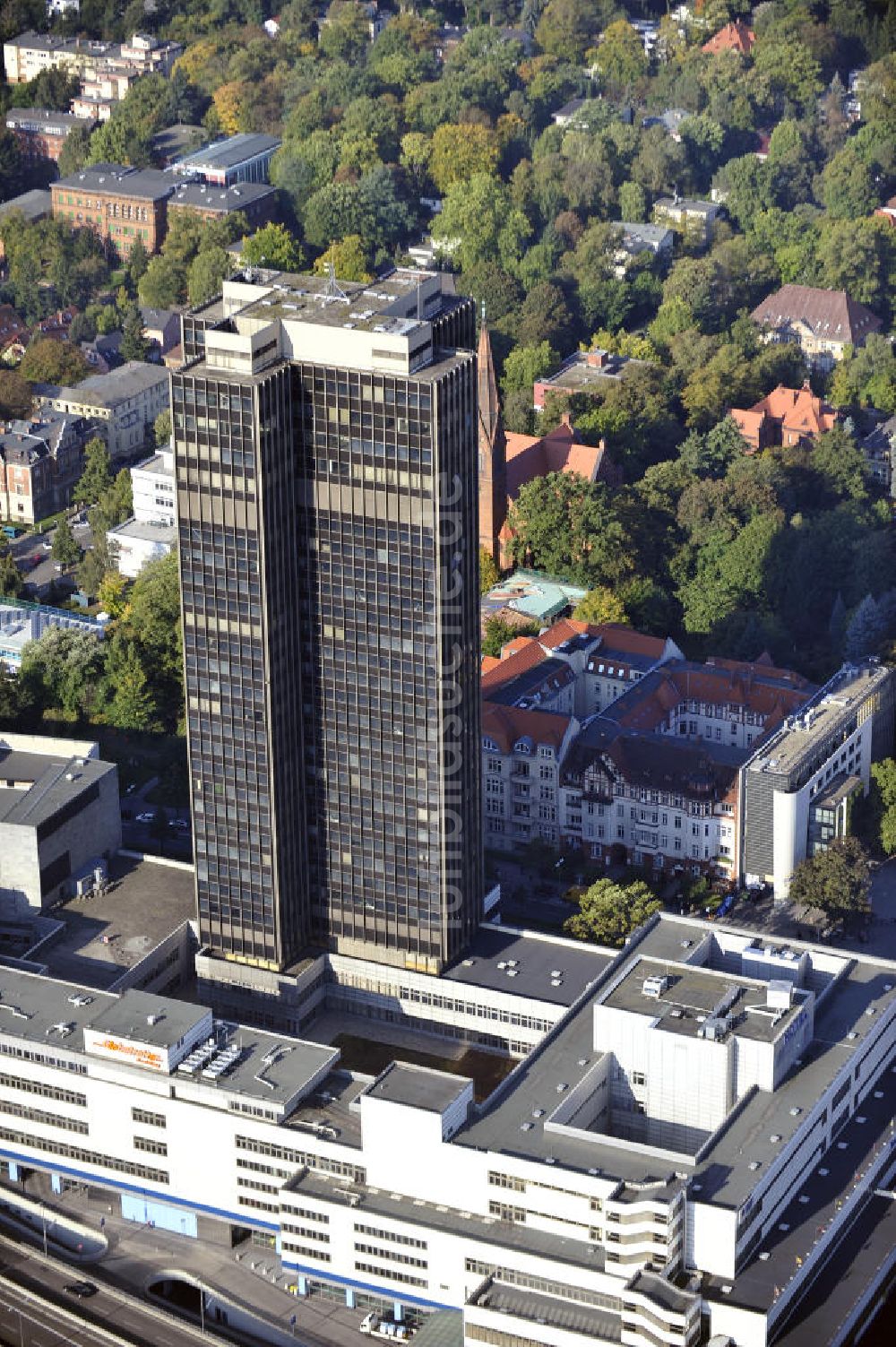 Berlin aus der Vogelperspektive: Steglitzer Kreisel Berlin