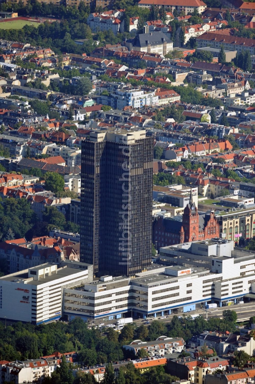 Luftbild Berlin - Steglitzer Kreisel in Berlin- Steglitz