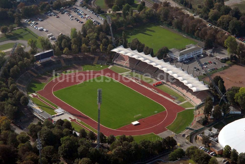 Luftaufnahme Erfurt - Steigerwaldstadion Erfurt