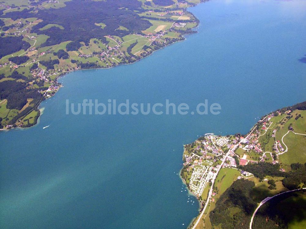 Luftbild Steinbach (Österreich) - Steinbach am Attersee - Österreich