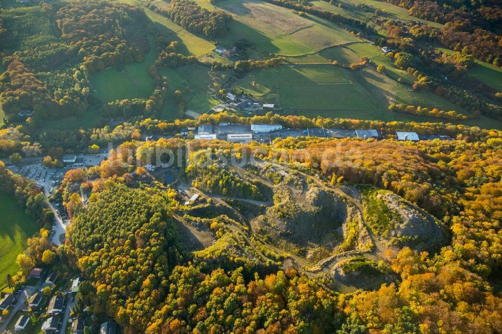 Luftbild Wetter (Ruhr) - Steinbruch Albringhausen in Wetter (Ruhr) im Bundesland Nordrhein-Westfalen